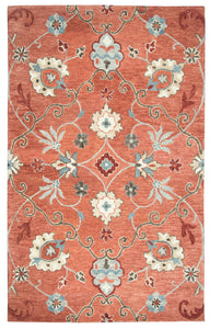 Rizzy Home Leone LO9990 Paprika Traditional Motifs Area Rug