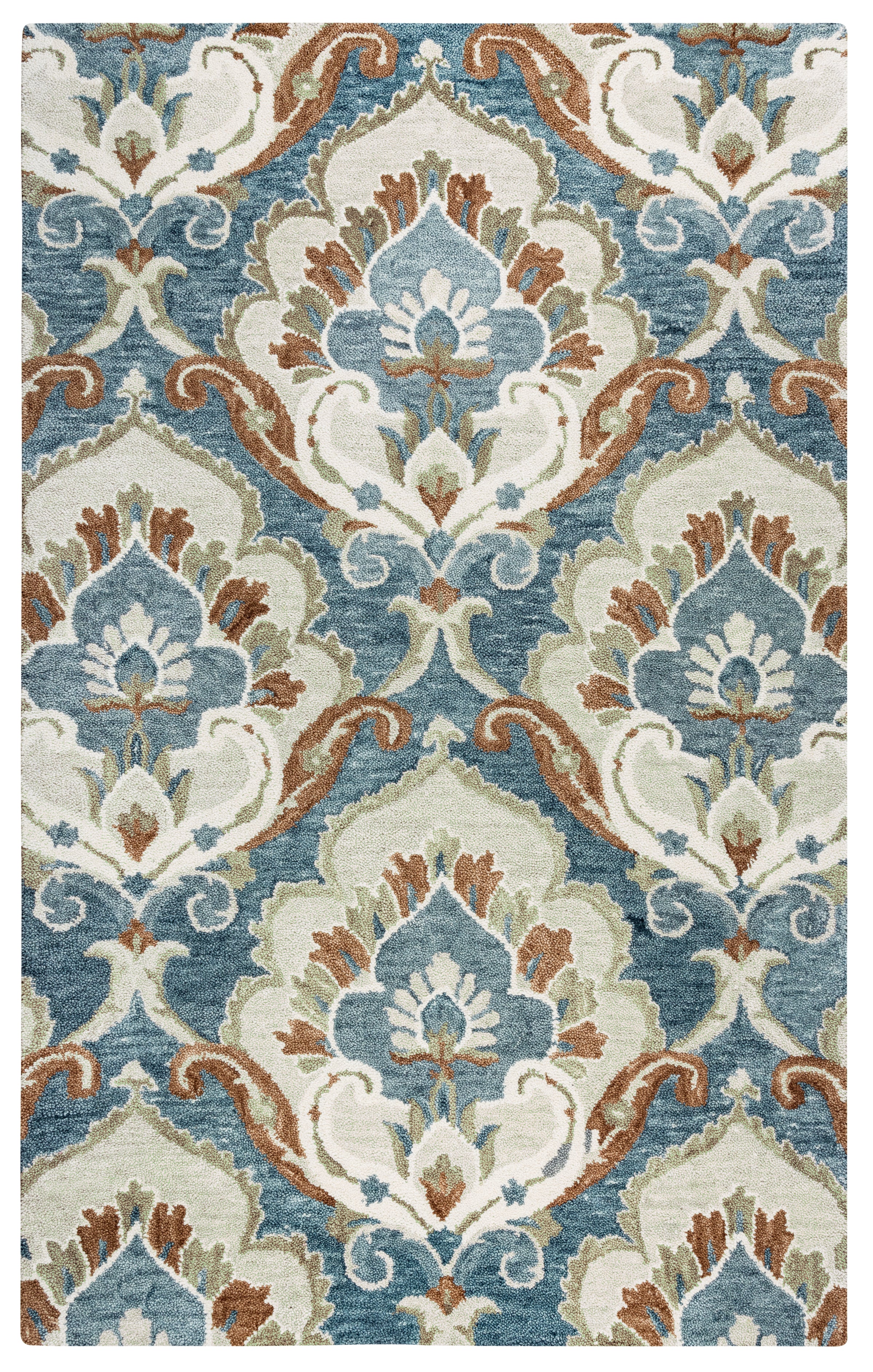 Rizzy Home Leone LO9992 Blue Medallion Area Rug