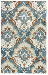 Rizzy Home Leone LO9992 Blue Medallion Area Rug