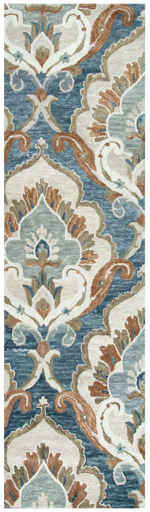 Rizzy Home Leone LO9992 Blue Medallion Area Rug