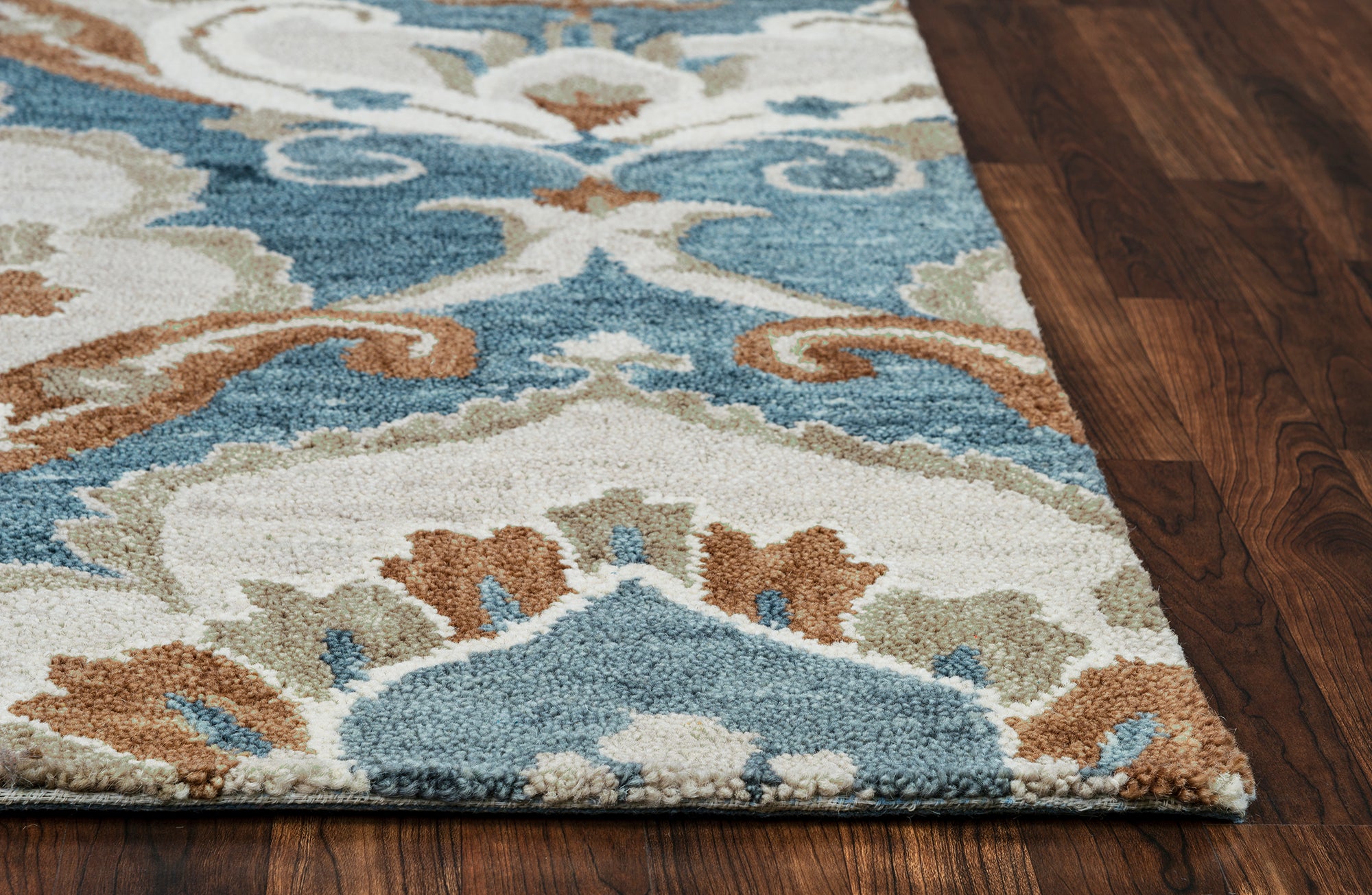 Rizzy Home Leone LO9992 Blue Medallion Area Rug