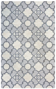 Rizzy Home Maggie Belle MB9481 Light Grey Print Area Rug