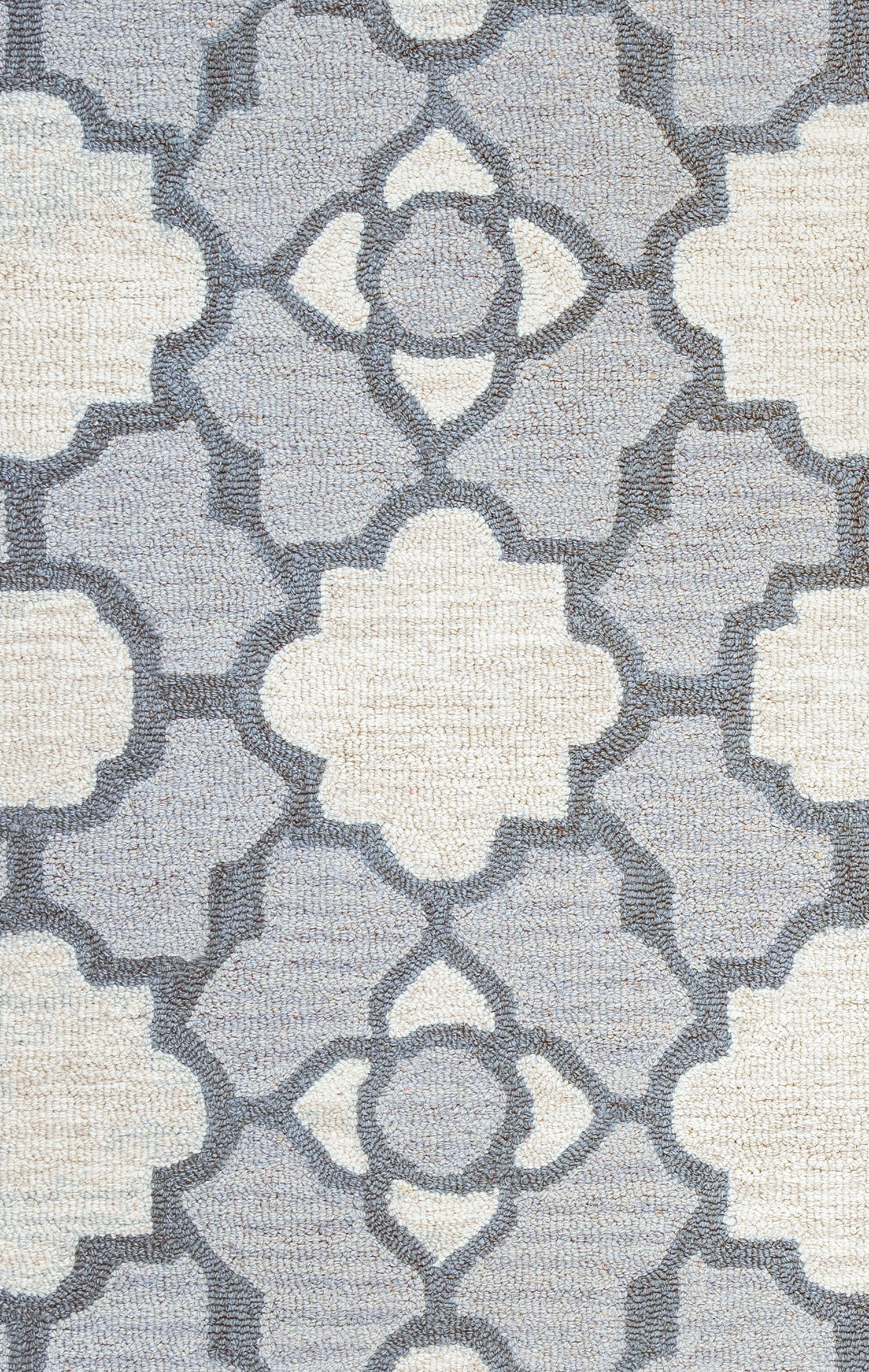 Rizzy Home Maggie Belle MB9481 Light Grey Print Area Rug