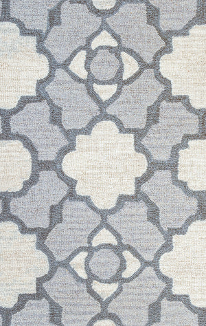 Rizzy Home Maggie Belle MB9481 Light Grey Print Area Rug