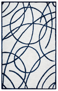 Rizzy Home Monroe ME165A Off White Geometric/Trellis Area Rug