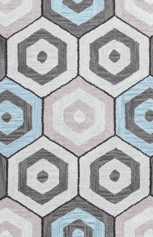 Rizzy Home Marianna Fields MF9519 Multi-Colored Geometric Area Rug