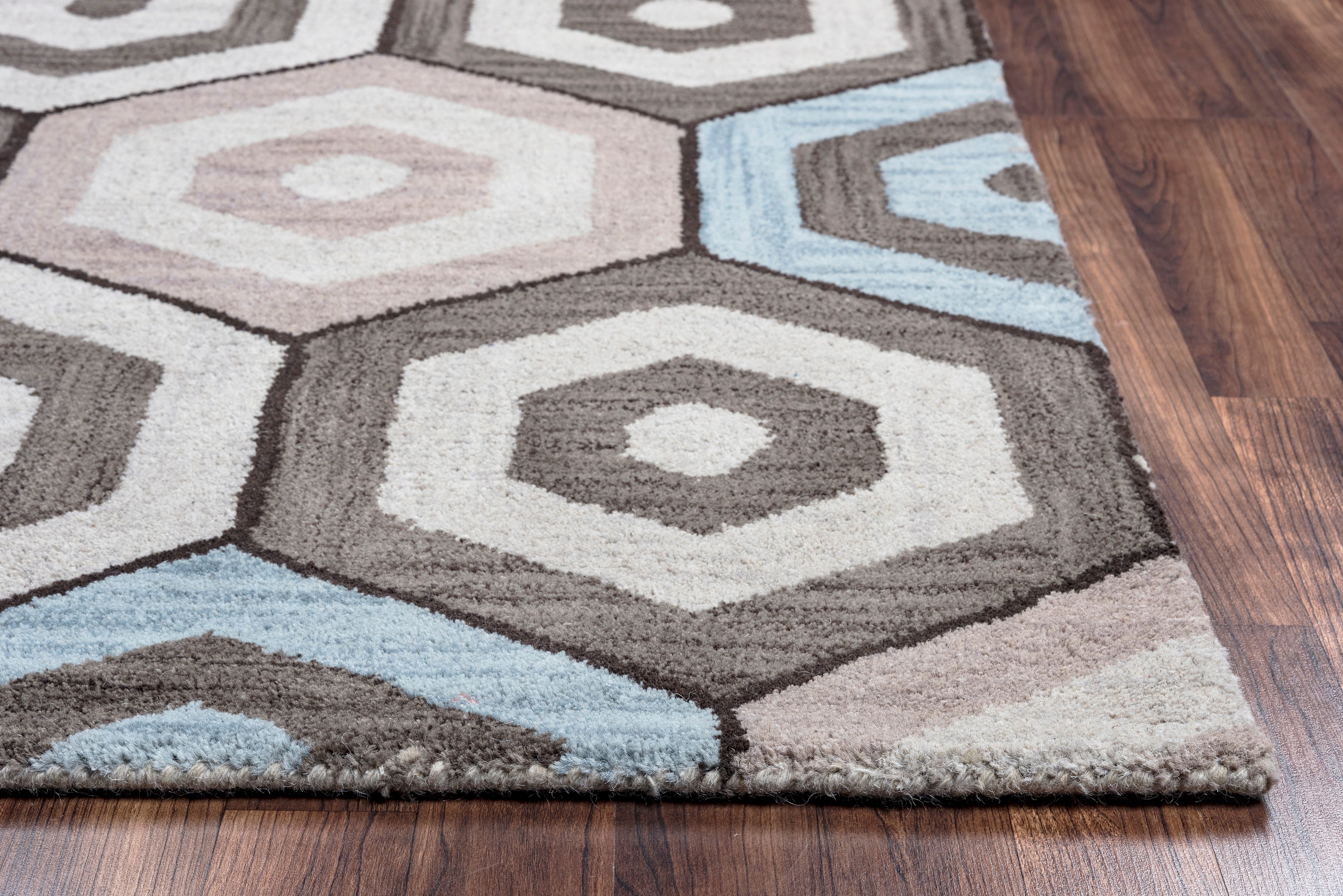 Rizzy Home Marianna Fields MF9519 Multi-Colored Geometric Area Rug