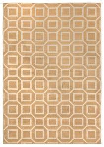 Rizzy Home Millington MG4789 Gold Geometric Area Rug