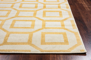 Rizzy Home Millington MG4790 Ivory Geometric Area Rug