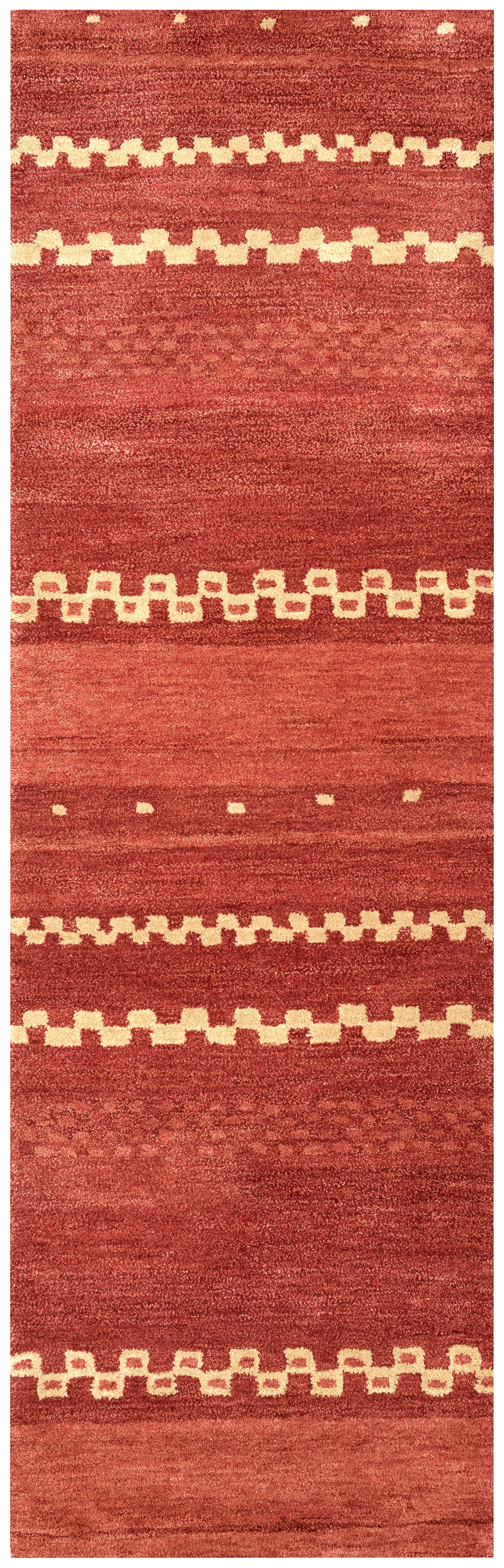 Rizzy Home Mojave MV3160 Rust Abstract Area Rug