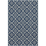 Oriental Weavers Meridian Navy/Ivory Lattice 5703B Area Rug