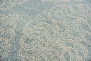 Rizzy Home Opulent OU814A Light Blue Medallion Area Rug