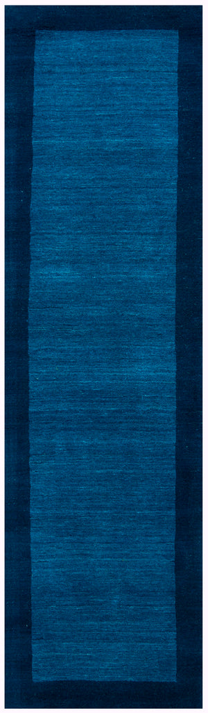 Rizzy Home Platoon PL2436 Blue Boarder Area Rug