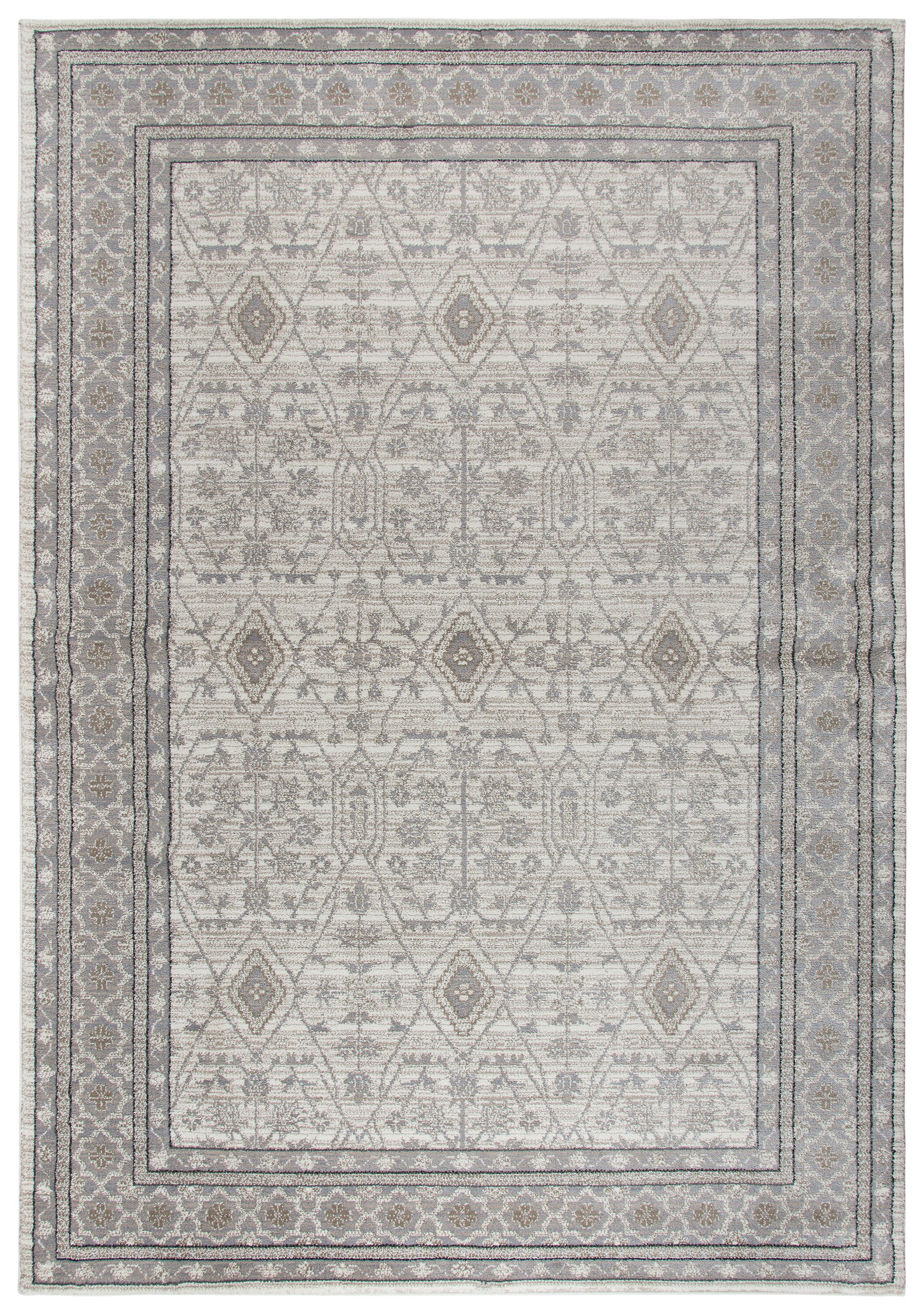 Rizzy Home Panache PN6976 Beige Motif Area Rug