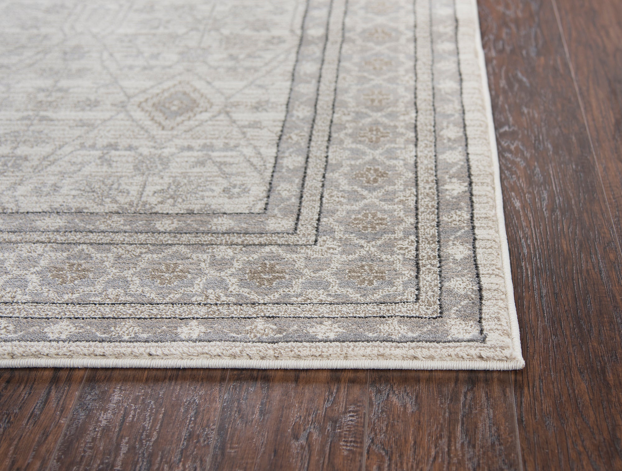 Rizzy Home Panache PN6976 Beige Motif Area Rug