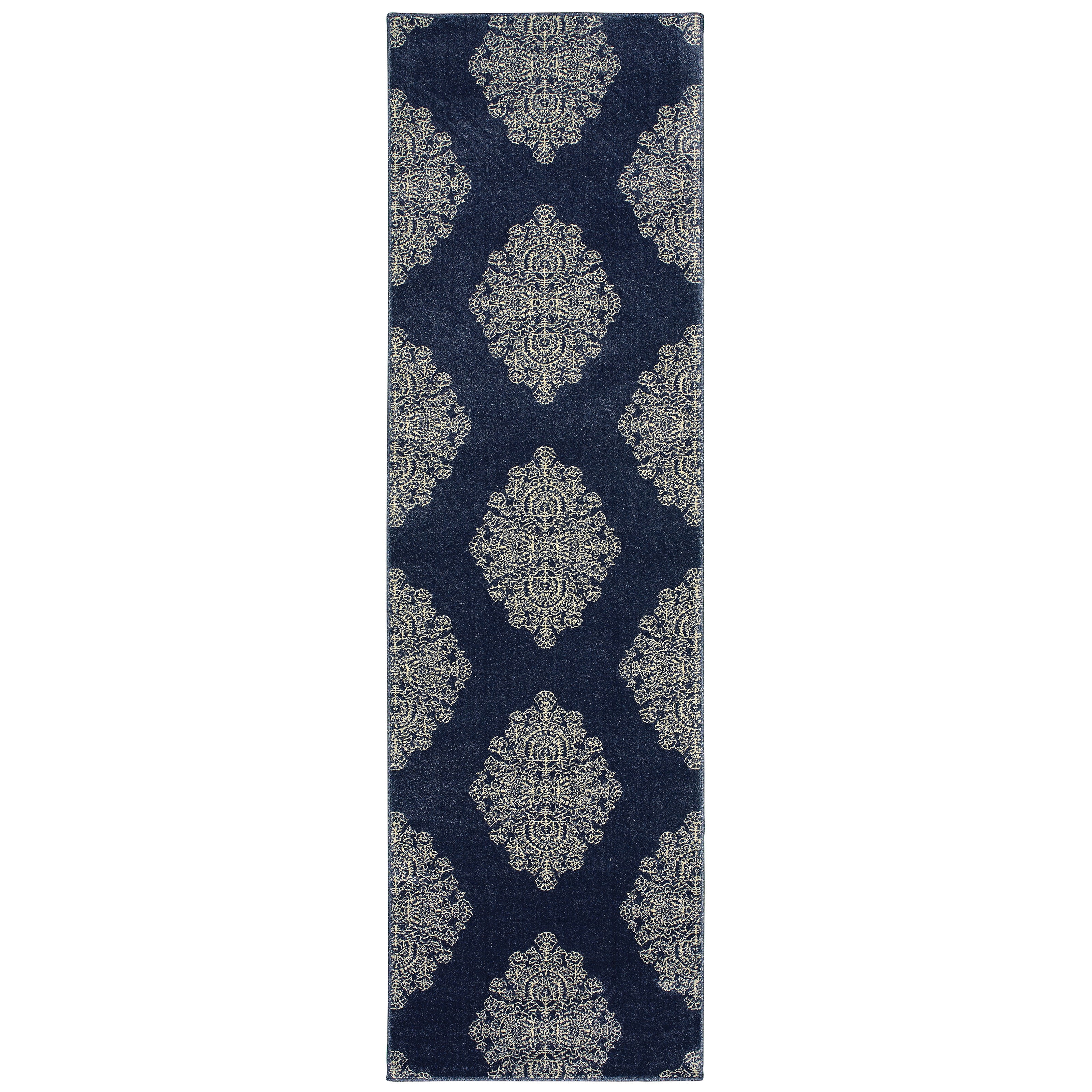 Oriental Weavers Pasha Blue/Ivory Geometric 5992K Area Rug