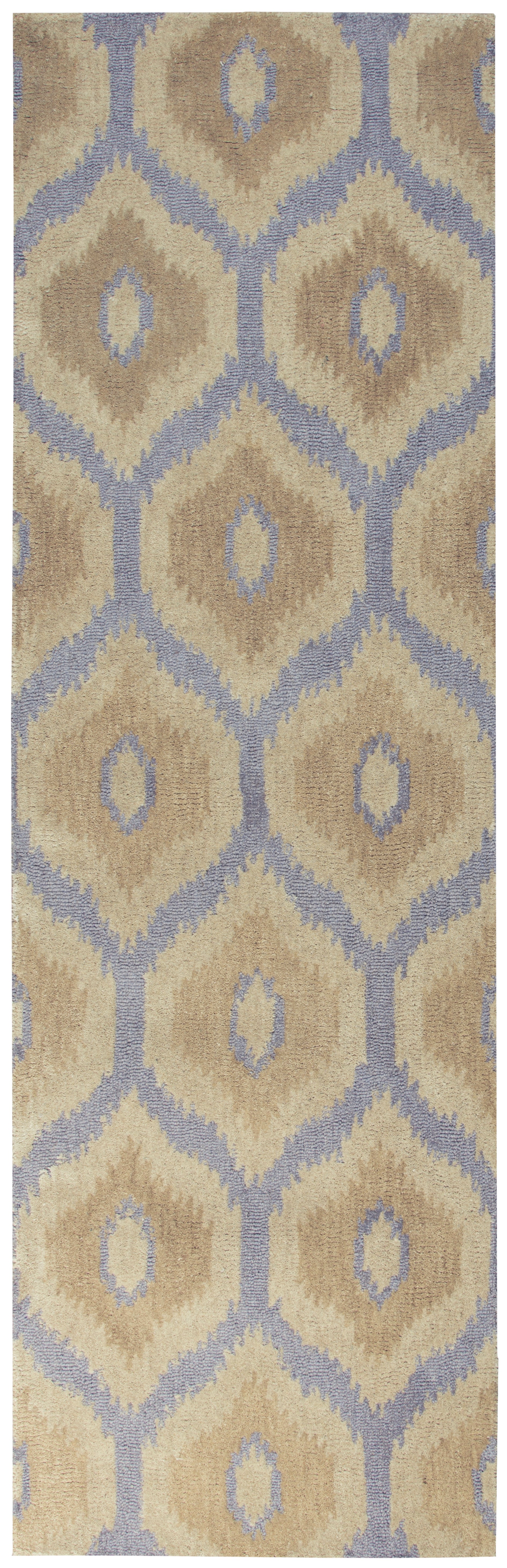 Rizzy Home Rockport RP8736 Tan Trellis Area Rug