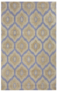 Rizzy Home Rockport RP8736 Tan Trellis Area Rug