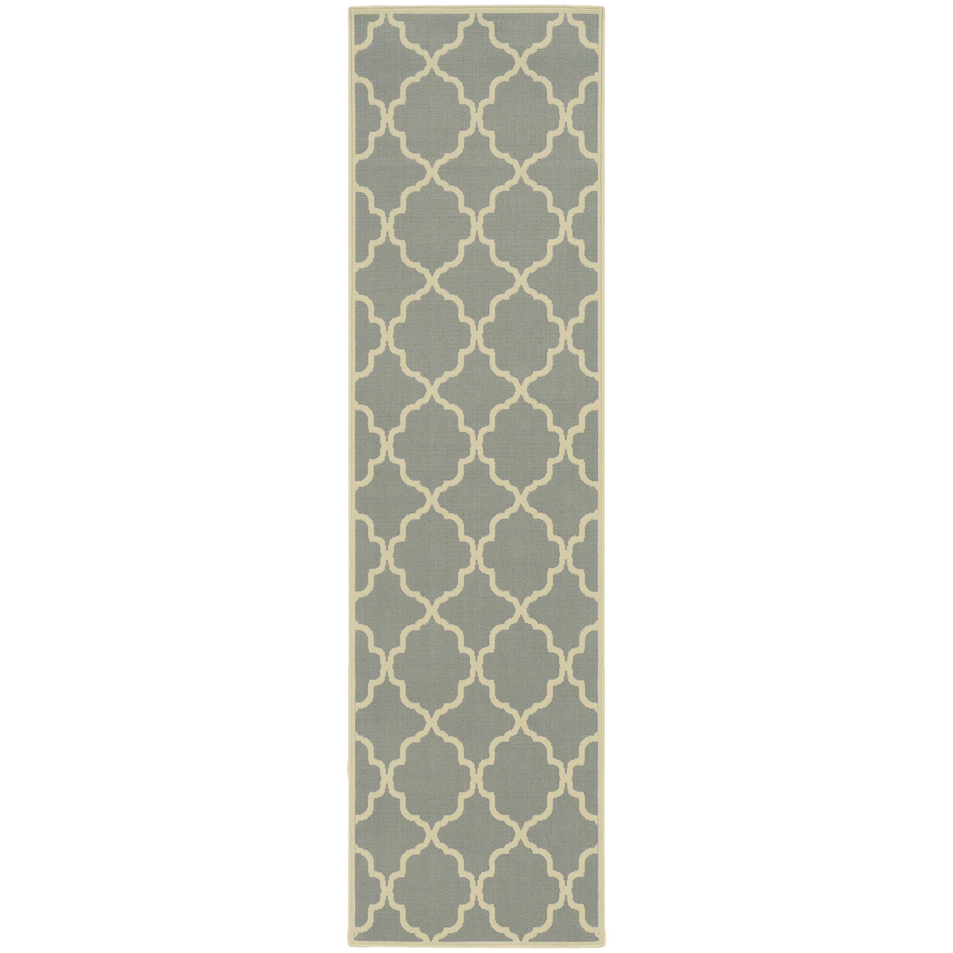 Oriental Weavers Riviera Grey/Ivory Geometric 4770Y Area Rug