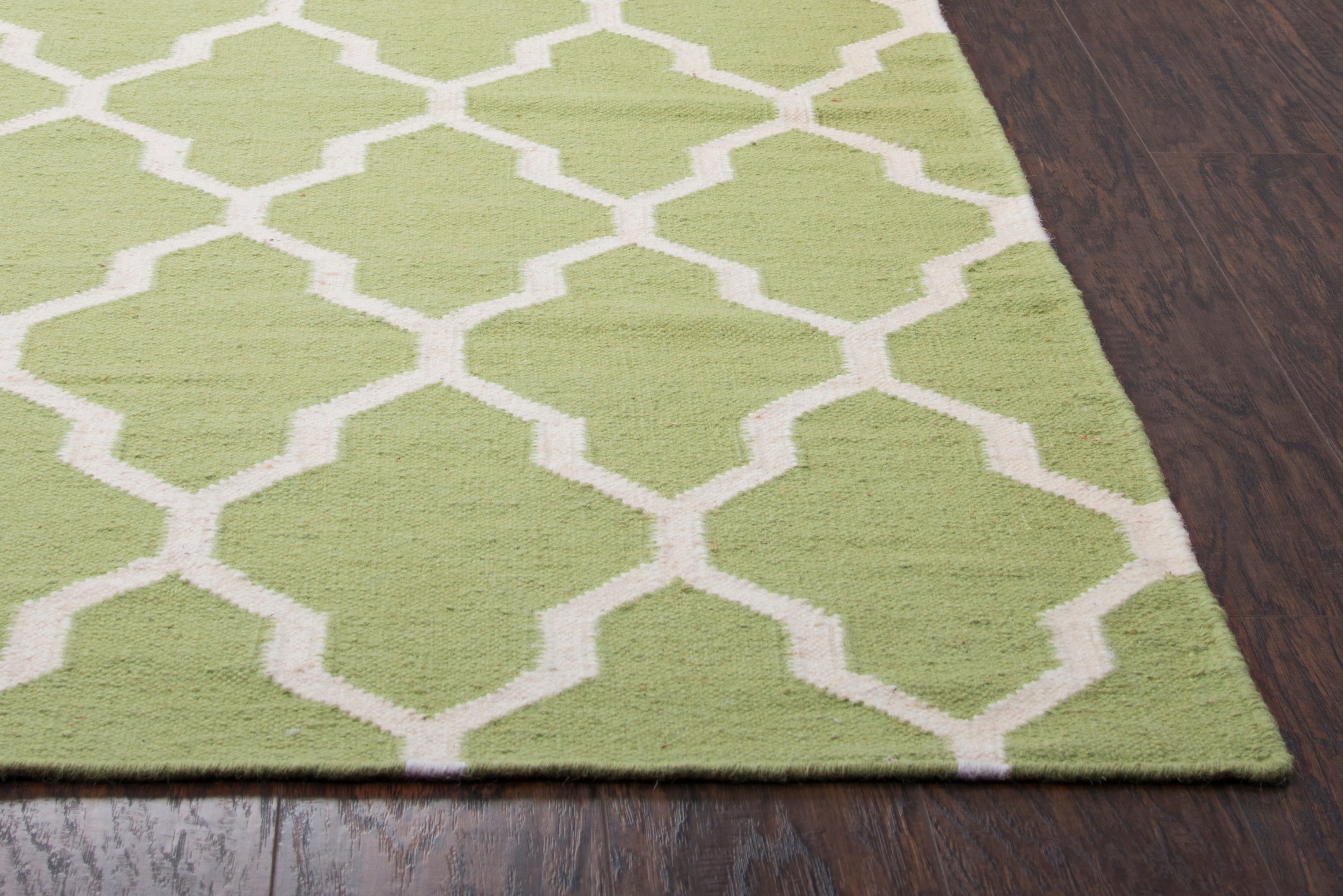 Rizzy Home Swing SG2100 Green Trellis Area Rug