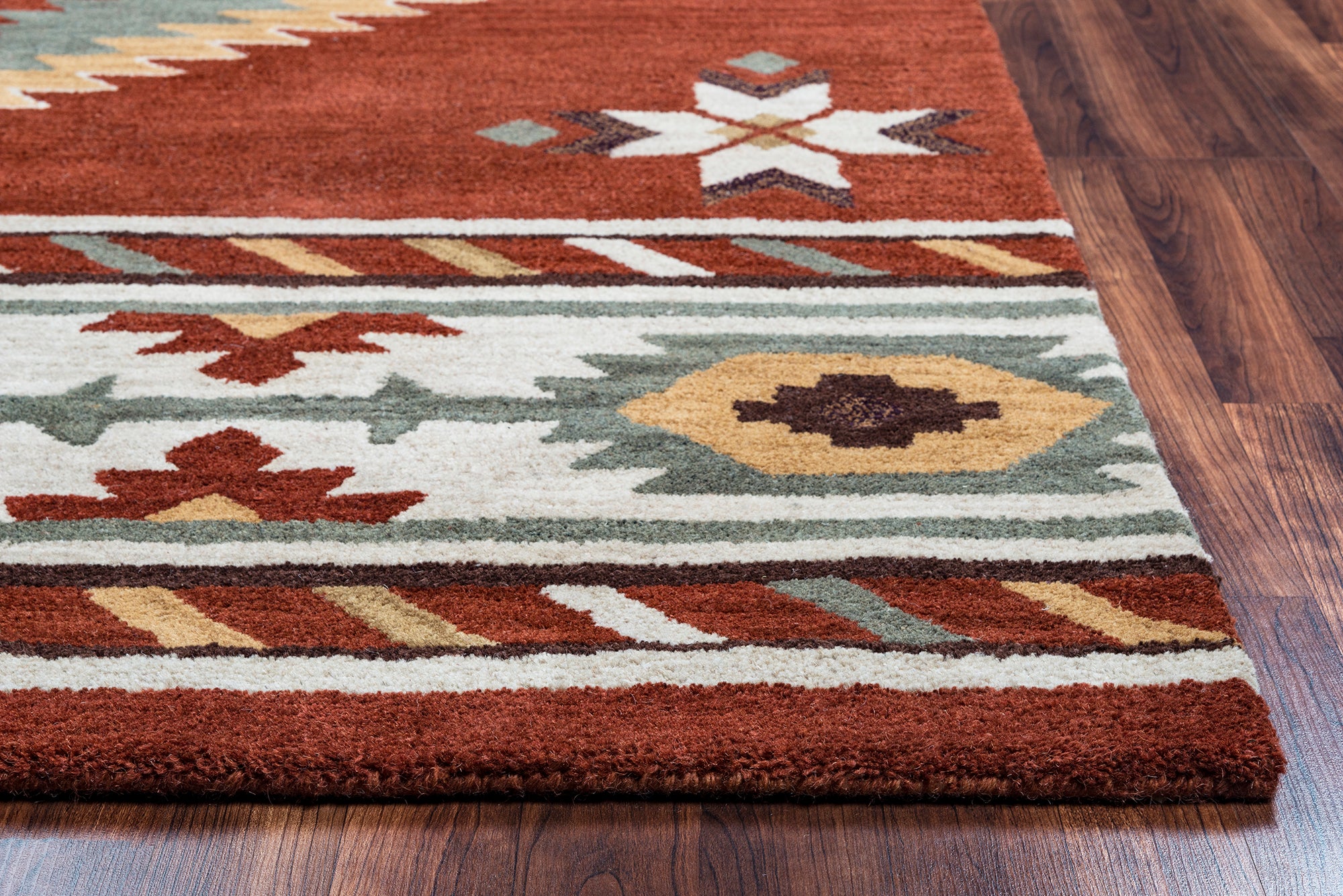 Rizzy Home Southwest SU1822 Rust Southwest/Tribal Area Rug