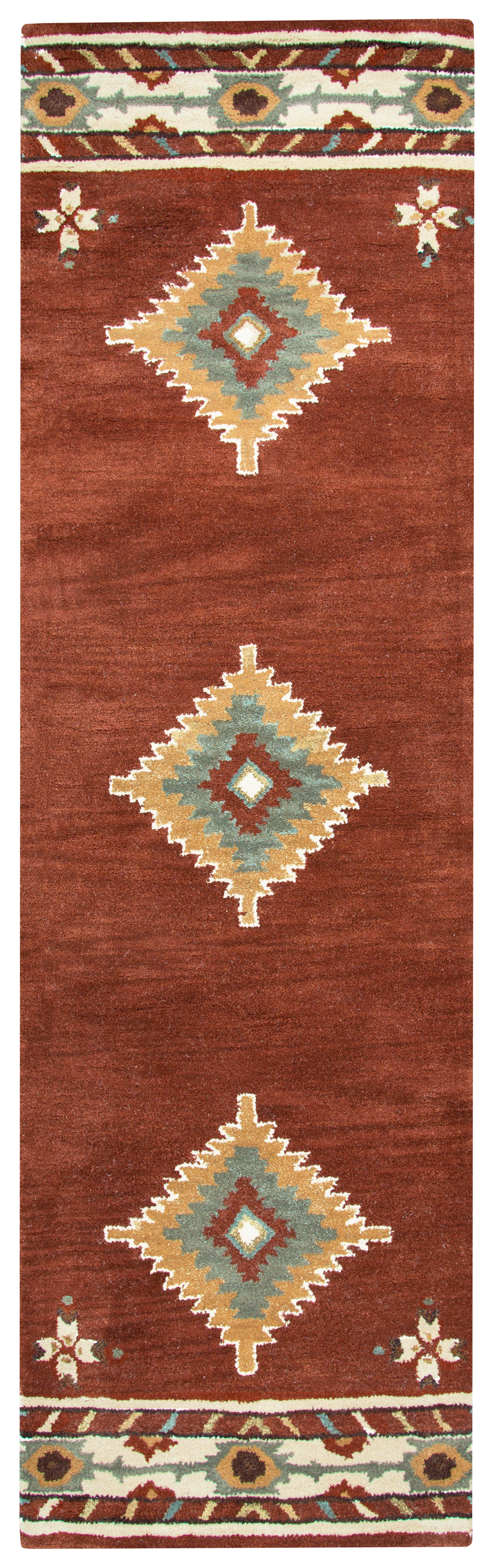 Rizzy Home Southwest SU1822 Rust Southwest/Tribal Area Rug