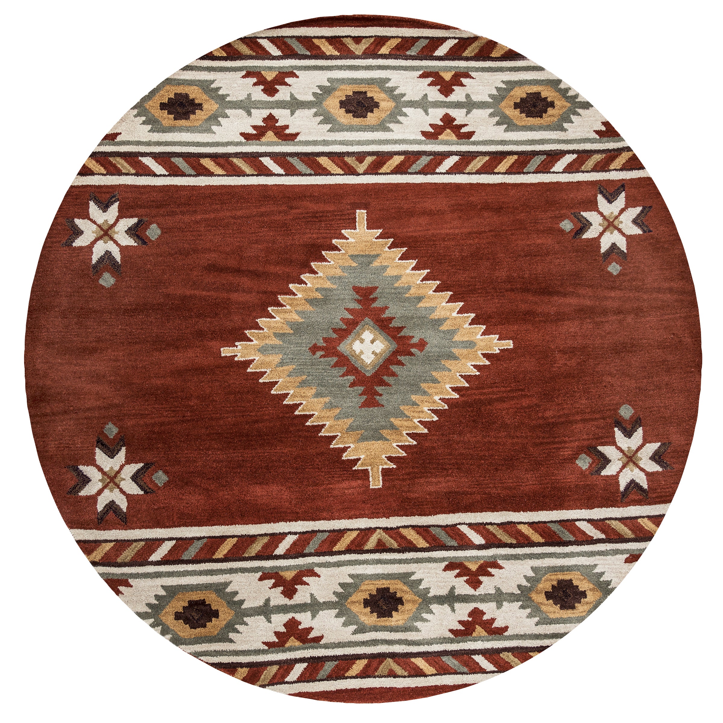 Rizzy Home Southwest SU1822 Rust Southwest/Tribal Area Rug