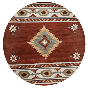 Rizzy Home Southwest SU1822 Rust Southwest/Tribal Area Rug