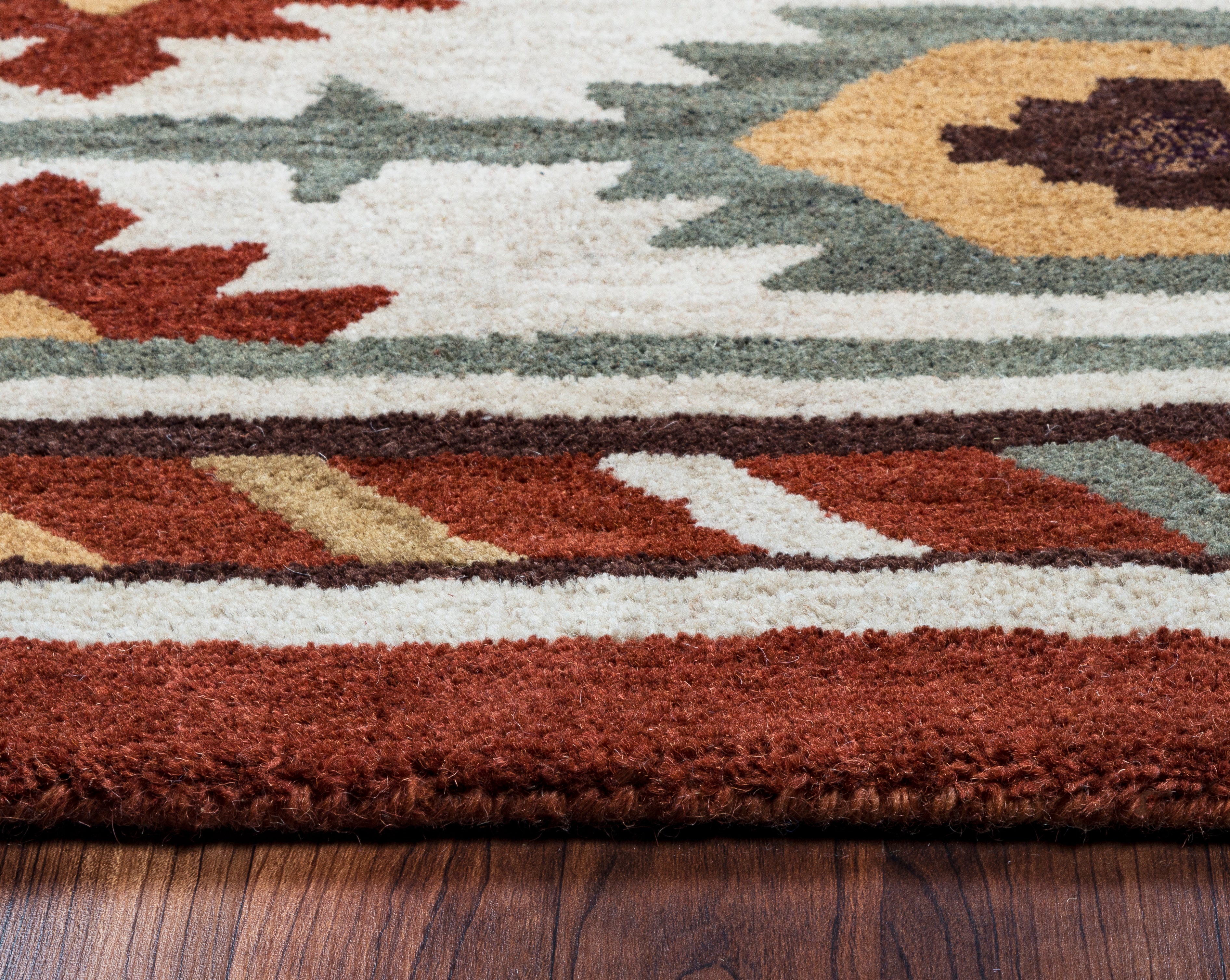 Rizzy Home Southwest SU1822 Rust Southwest/Tribal Area Rug