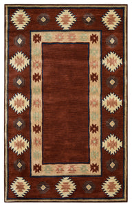 Rizzy Home Southwest SU2014 Burgundy Southwest/Tribal Area Rug