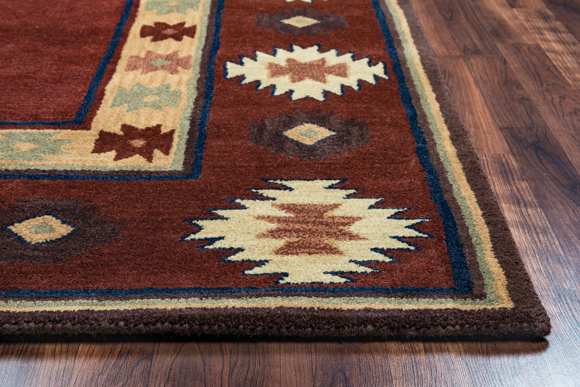 Rizzy Home Southwest SU2014 Burgundy Southwest/Tribal Area Rug