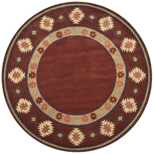 Rizzy Home Southwest SU2014 Burgundy Southwest/Tribal Area Rug