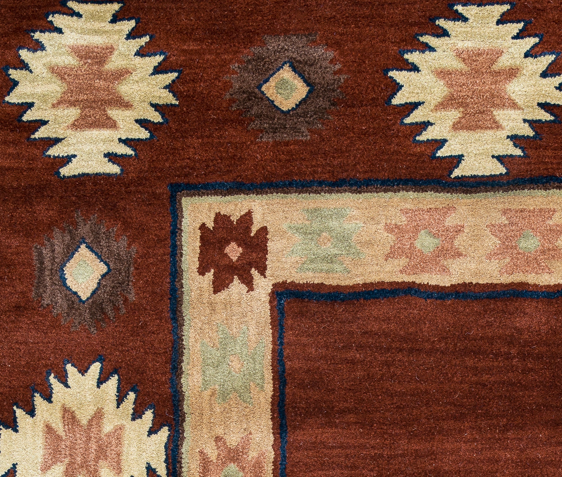 Rizzy Home Southwest SU2014 Burgundy Southwest/Tribal Area Rug