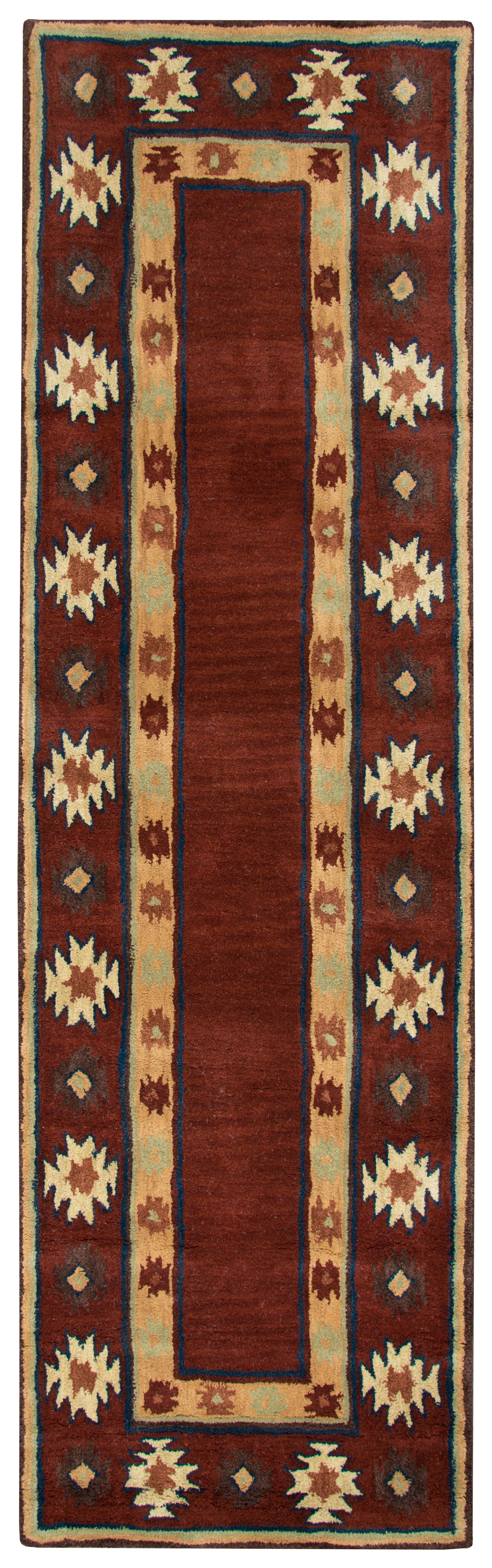 Rizzy Home Southwest SU2014 Burgundy Southwest/Tribal Area Rug