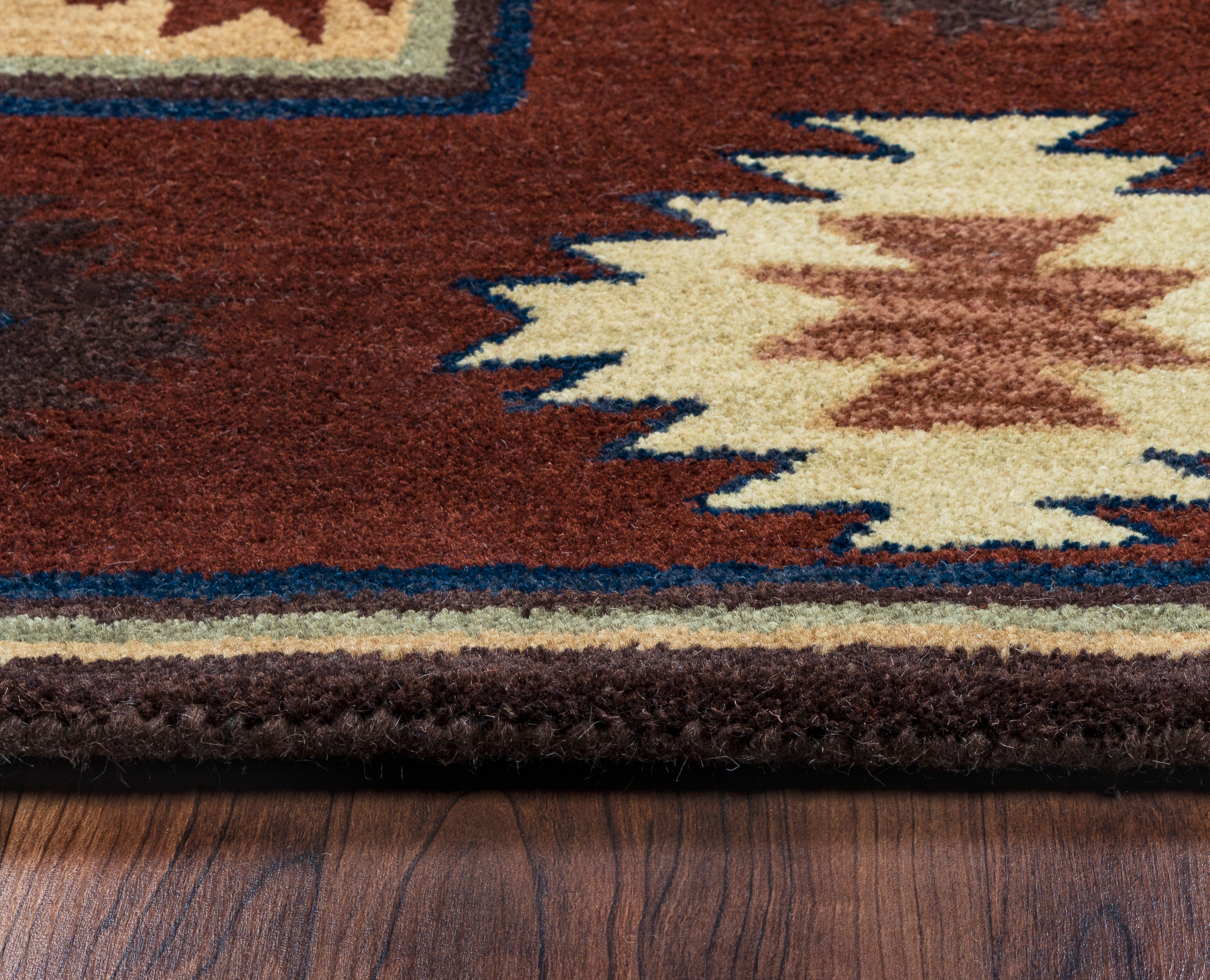 Rizzy Home Southwest SU2014 Burgundy Southwest/Tribal Area Rug