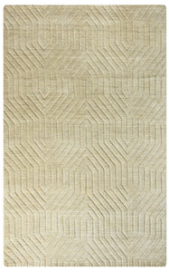 Rizzy Home Technique TC8580 Tan Solid Area Rug