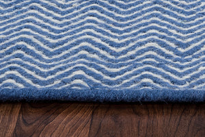 Rizzy Home Twist TW2922 Blue Chevron Area Rug