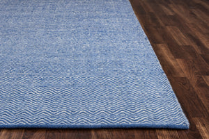 Rizzy Home Twist TW2922 Blue Chevron Area Rug