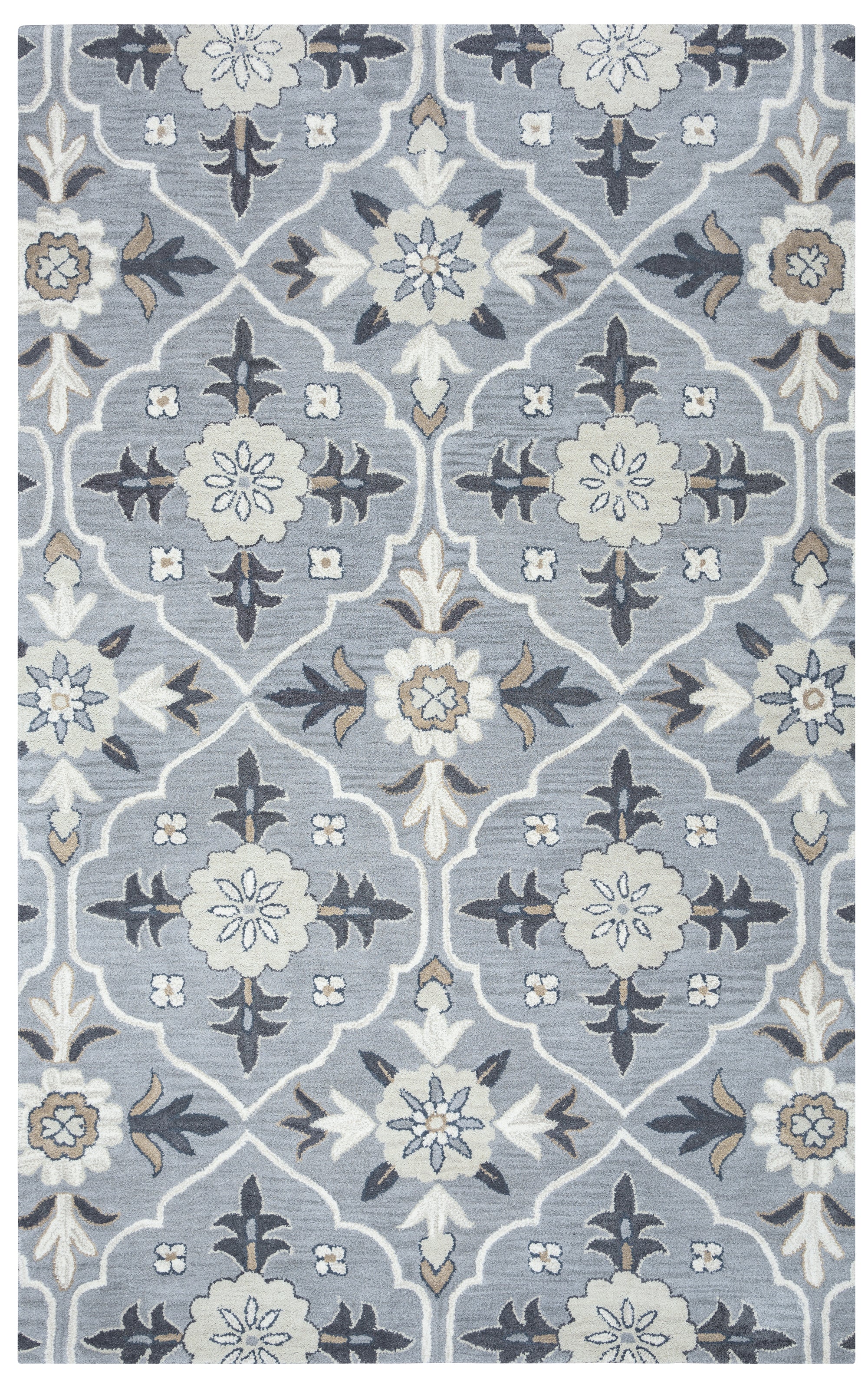 Rizzy Home Valintino VN9687 Blue Ornamental Area Rug