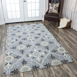 Rizzy Home Valintino VN9687 Blue Ornamental Area Rug