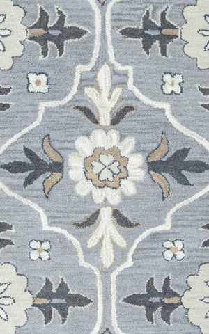 Rizzy Home Valintino VN9687 Blue Ornamental Area Rug