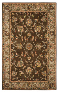 Rizzy Home Volare VO1145 Brown Border Area Rug