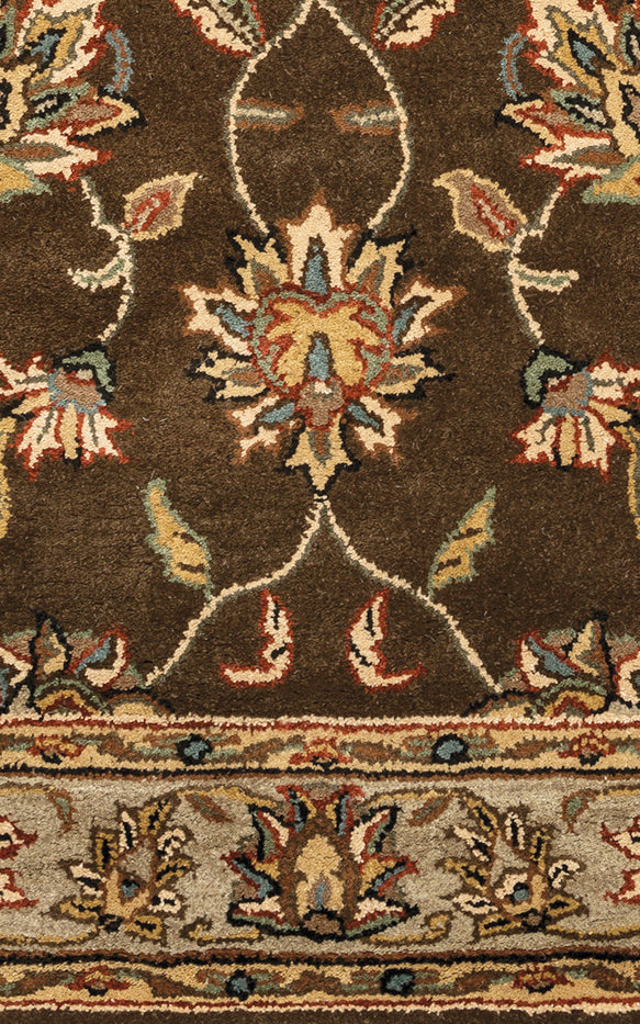 Rizzy Home Volare VO1145 Brown Border Area Rug