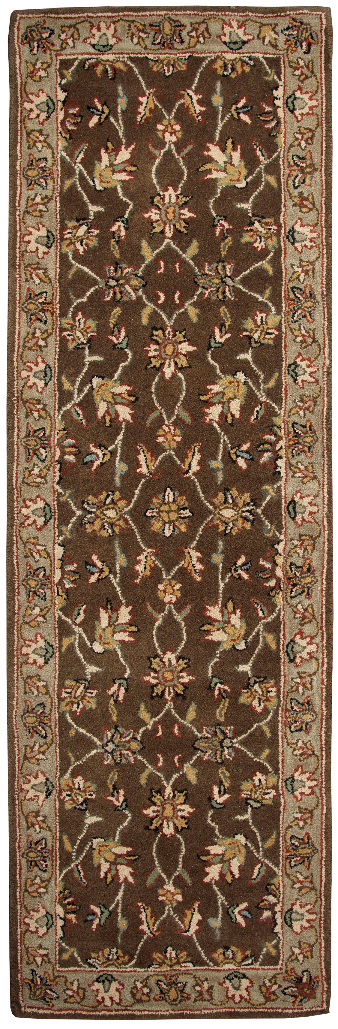 Rizzy Home Volare VO1145 Brown Border Area Rug