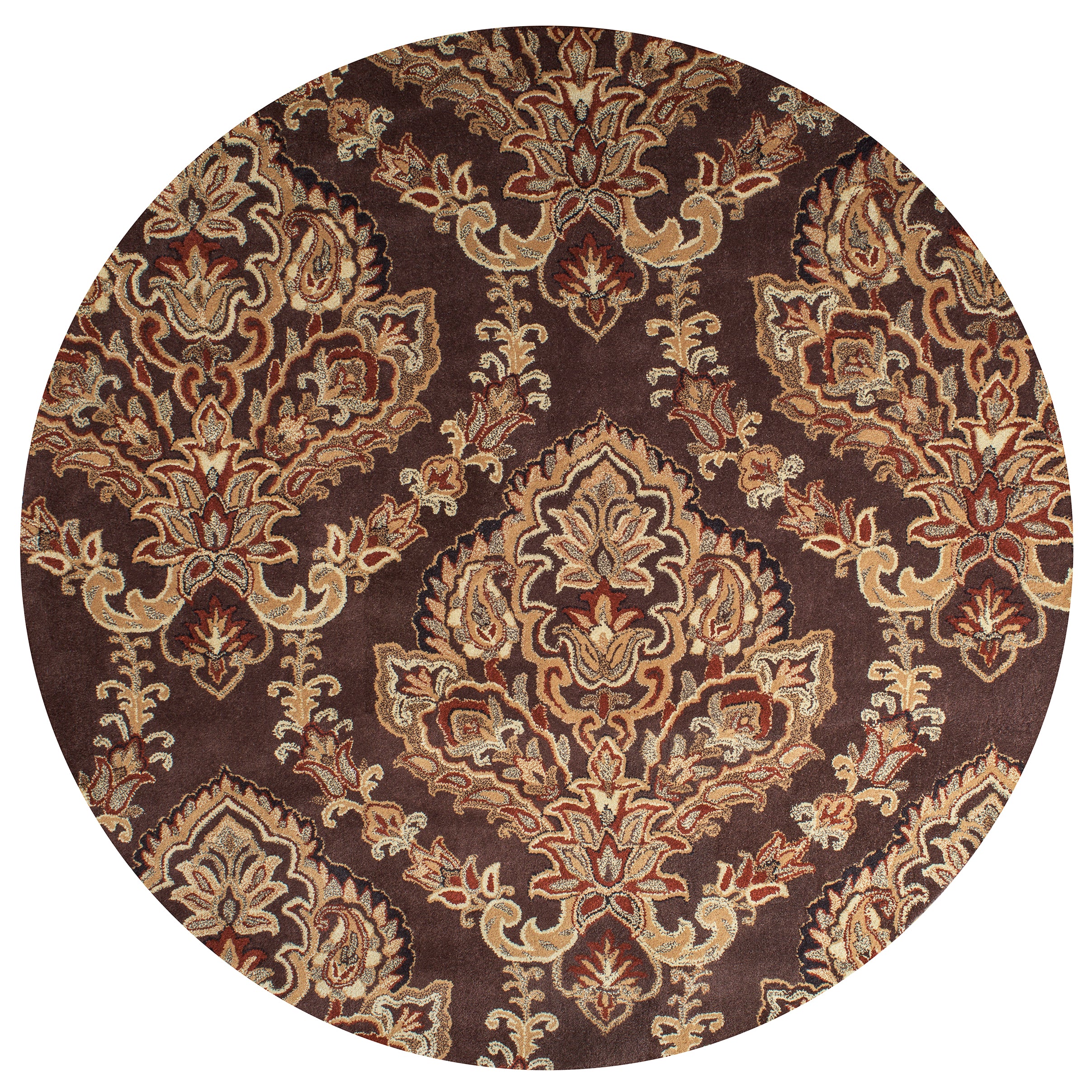 Rizzy Home Volare VO1680 Brown Ornamental Area Rug