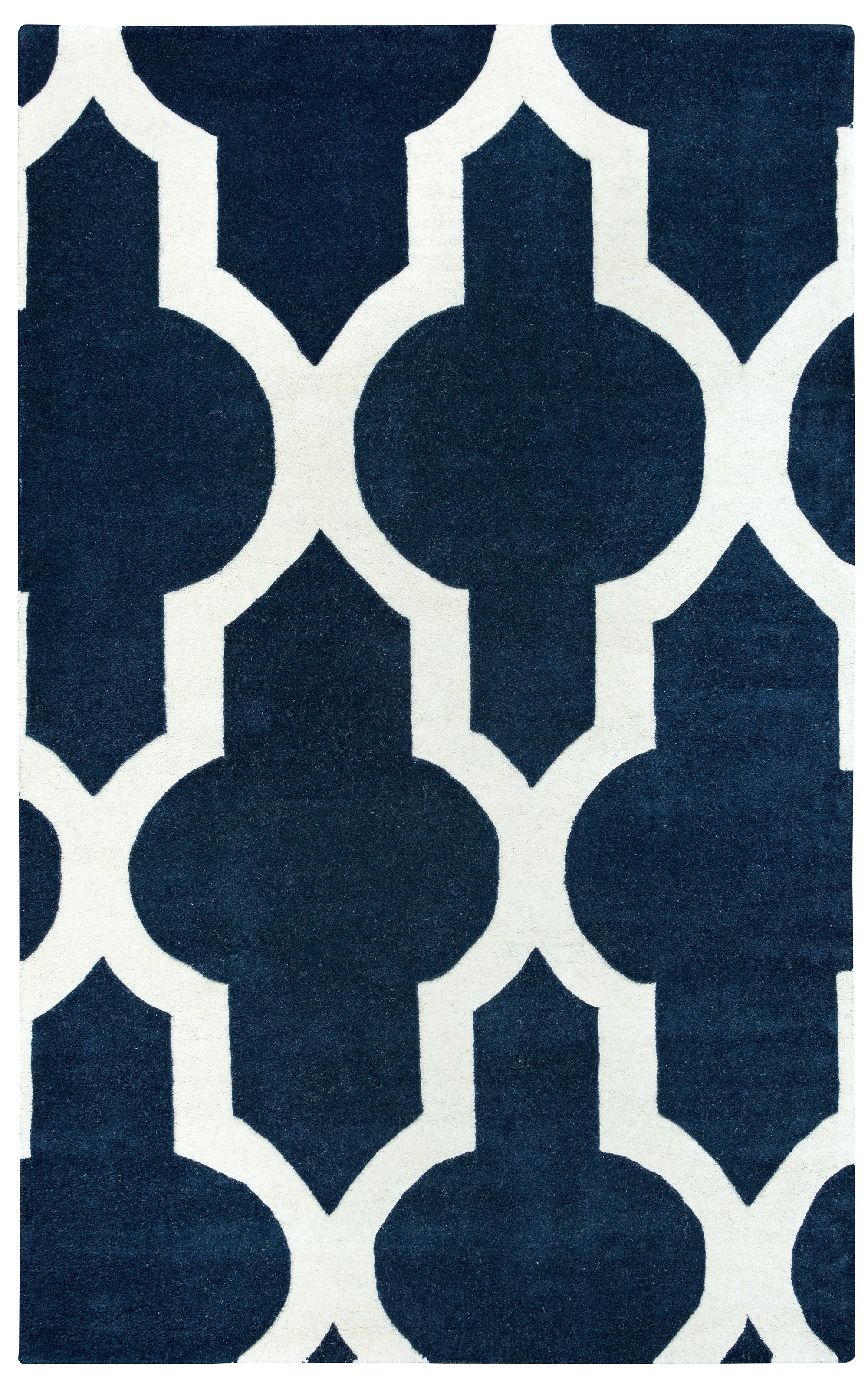 Rizzy Home Volare VO2132 Navy Trellis Area Rug