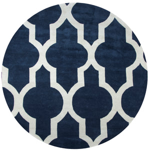 Rizzy Home Volare VO2132 Navy Trellis Area Rug