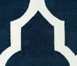 Rizzy Home Volare VO2132 Navy Trellis Area Rug