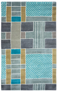 Rizzy Home Volare VO2654 Multi-Colored Color Block Area Rug