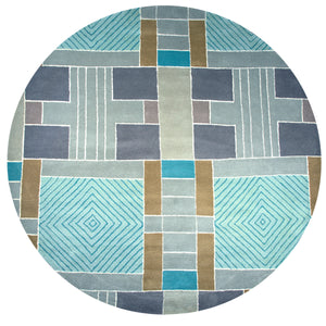 Rizzy Home Volare VO2654 Multi-Colored Color Block Area Rug